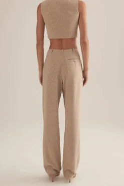 Women Ownley - Perri Pant (Toffee Check)