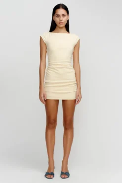 Ownley - ROXANNE MINI DRESS (BUTTER)