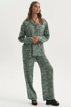 Women Ownley - Samson Oversize Shirt (Paisley)