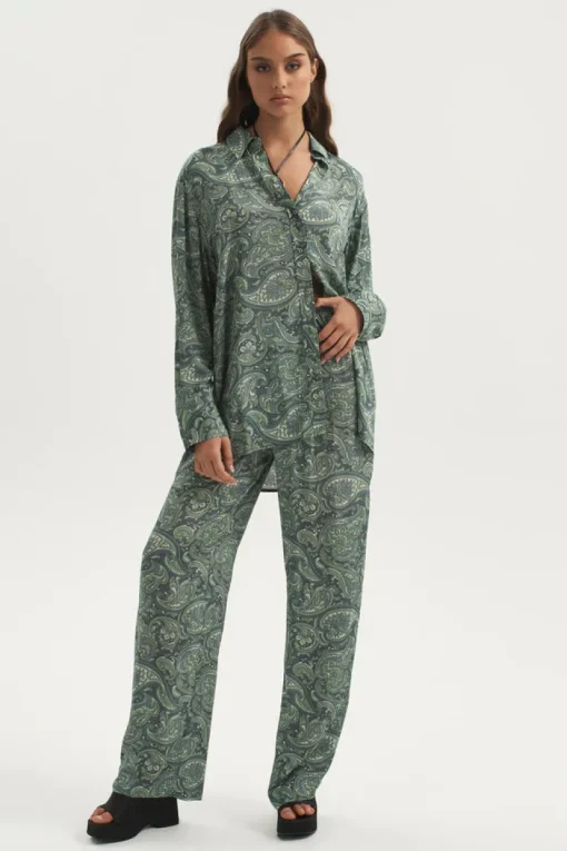 Women Ownley - Samson Oversize Shirt (Paisley)