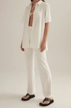 Women Ownley - Shenae Shirt (White Terry)