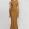 Ownley - SIENNA SLIP DRESS (CARAMEL)