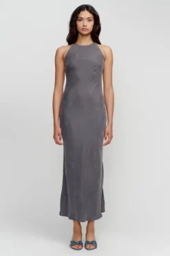 Ownley - SIENNA SLIP DRESS (SLATE)