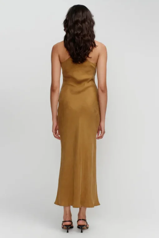 Ownley - SIENNA SLIP DRESS (CARAMEL)