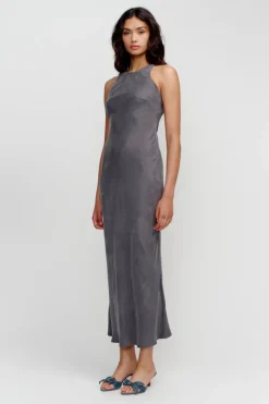 Ownley - SIENNA SLIP DRESS (SLATE)