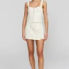 Ownley - STASSIE WRAP SKIRT (BONE)