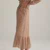 Women Ownley - The Philly Skirt (Tan Polka)