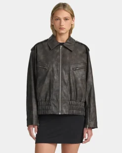 Ownley - VYPER BOMBER (DISTRESSED BLACK)