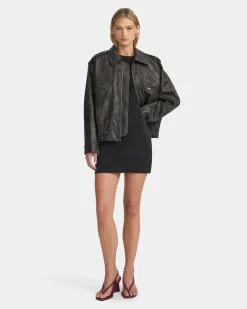 Ownley - VYPER BOMBER (DISTRESSED BLACK)