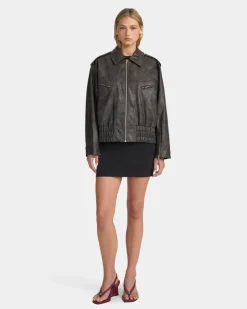 Ownley - VYPER BOMBER (DISTRESSED BLACK)