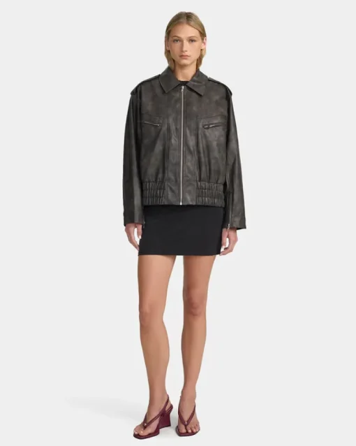 Ownley - VYPER BOMBER (DISTRESSED BLACK)