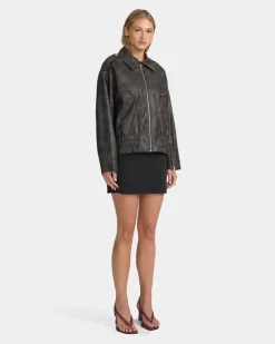 Ownley - VYPER BOMBER (DISTRESSED BLACK)