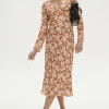 Ownley - Zaliah Dress (Mocha Floral)