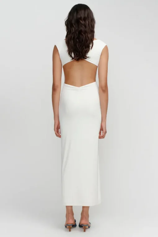 Ownley - ZULU MIDI DRESS (IVORY)