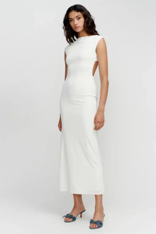 Ownley - ZULU MIDI DRESS (IVORY)