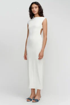 Ownley - ZULU MIDI DRESS (IVORY)