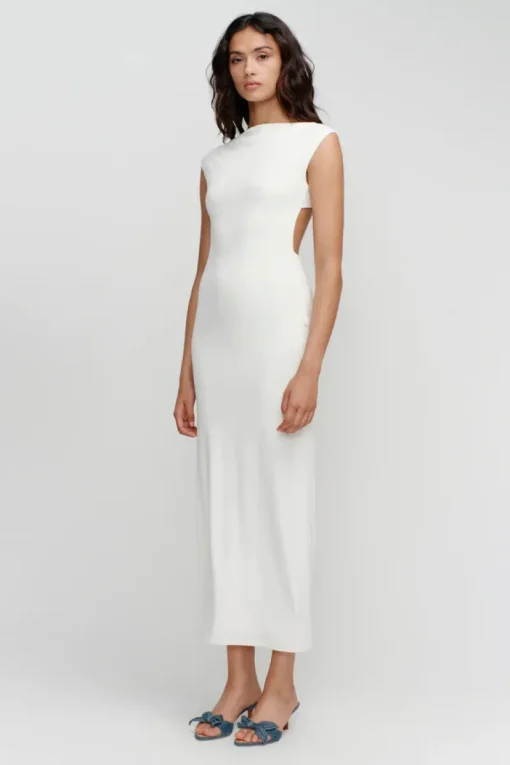 Ownley - ZULU MIDI DRESS (IVORY)
