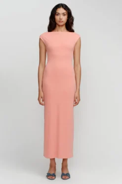 Ownley - ZULU MIDI DRESS (MUSK)