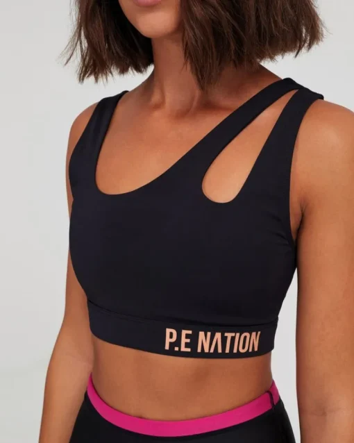 Women PE Nation - BASKET CUT SPORTS BRA