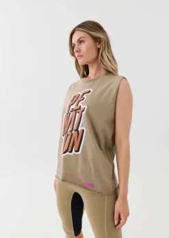 Women PE Nation - DAZE TANK (KELP)