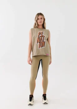 Women PE Nation - DAZE TANK (KELP)