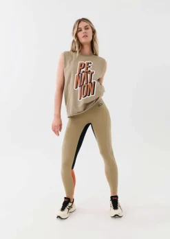 Women PE Nation - DAZE TANK (KELP)