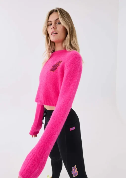 Women PE Nation - DONDI KNIT SWEAT (PINK GLO)