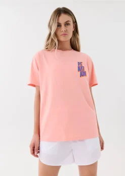 Women PE Nation - DONDI TEE (PEACH BUD)
