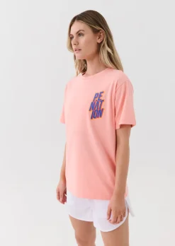 Women PE Nation - DONDI TEE (PEACH BUD)