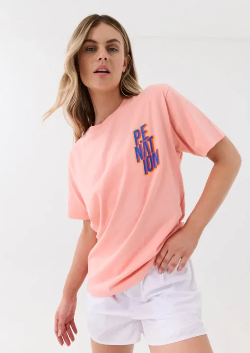 Women PE Nation - DONDI TEE (PEACH BUD)