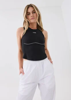Women PE Nation - DOWNTEMPO TANK (BLACK)