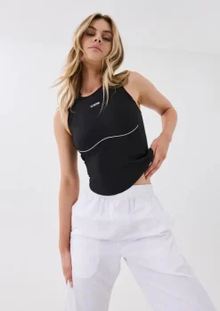 Women PE Nation - DOWNTEMPO TANK (BLACK)
