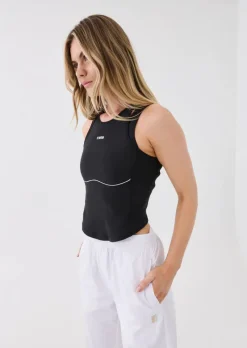 Women PE Nation - DOWNTEMPO TANK (BLACK)