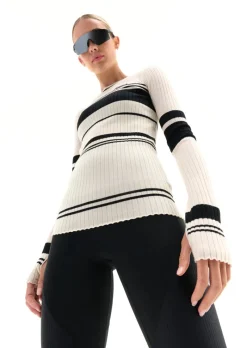 Women PE Nation - Accolade Knit Top (Pearled Ivory)