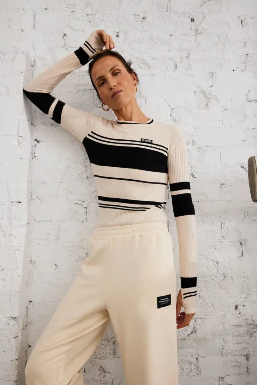 Women PE Nation - Accolade Knit Top (Pearled Ivory)