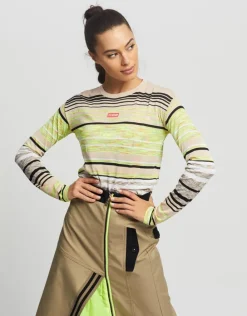 Women PE Nation - Align Long Sleeve Top (Multi)