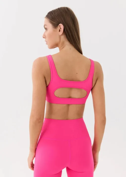 Women PE Nation - AMPLIFY SPORTS BRA (PINK GLO)