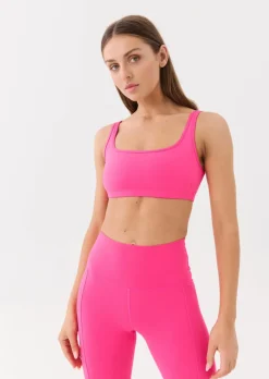 Women PE Nation - AMPLIFY SPORTS BRA (PINK GLO)