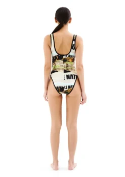 Women PE Nation - Bermuda One Piece (Scene Print)