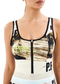 Women PE Nation - Bermuda One Piece (Scene Print)