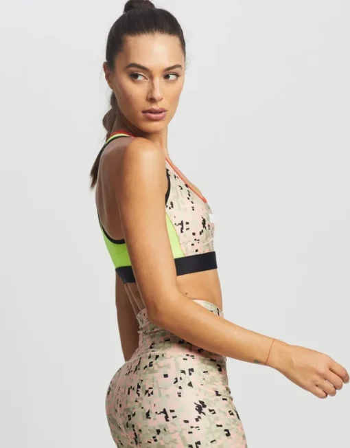 Women PE Nation - Combat Sports Bra (Print)