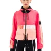 Women PE Nation - Cropped Man Down Jacket (Diva Pink)