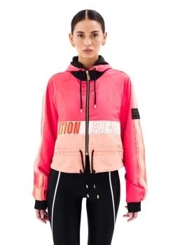 Women PE Nation - Cropped Man Down Jacket (Diva Pink)