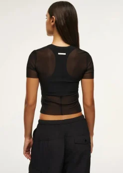 Women PE Nation - DISCOVERY MESH TEE (BLACK)