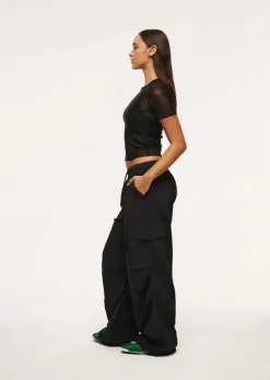Women PE Nation - DISCOVERY MESH TEE (BLACK)