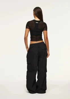 Women PE Nation - DISCOVERY MESH TEE (BLACK)