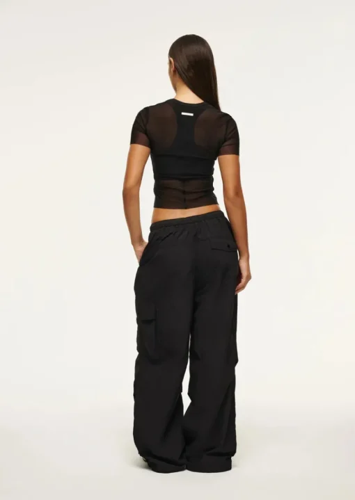 Women PE Nation - DISCOVERY MESH TEE (BLACK)