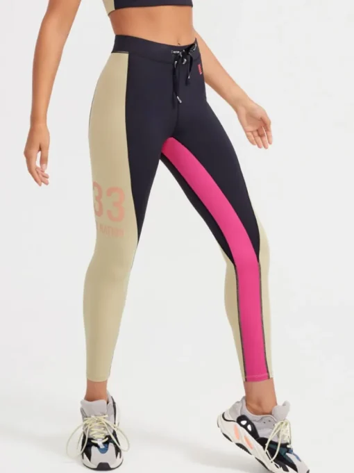 Women PE Nation P.E NATION - DOUBLE TEAM LEGGINGS (OLIVE GRAY)