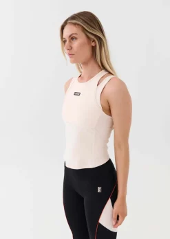 Women PE Nation - Downtempo Tank (Pearled Ivory)