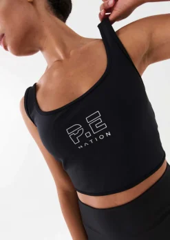 Women PE Nation - Dynamic Sports Bra (Black)